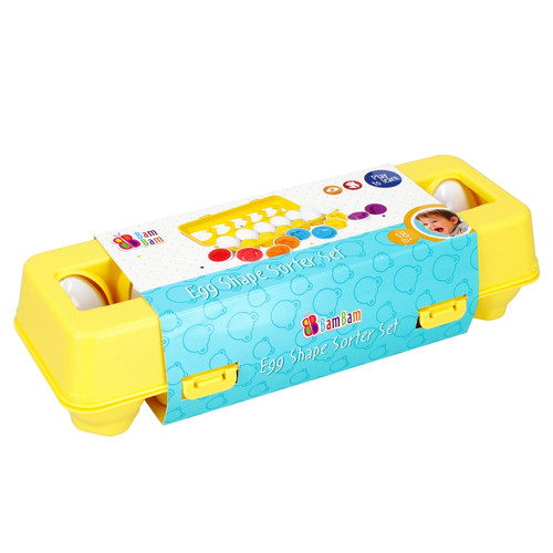 Bam Bam Egg Shape Sorter Set 18m+