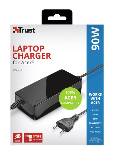 Trust Laptop Charger for Acer 90W Maxo EU Plug