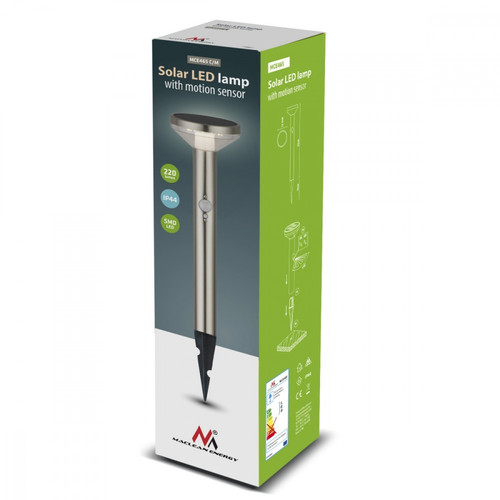 MacLean Solar LED Lamp with Motion Sensor MCE465c/m