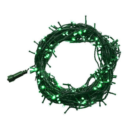 LED Lighting Chain 100L 9.9 m, indoor/outdoor, green