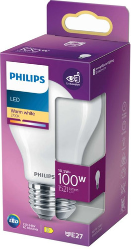 Philips LED Glass Bulb A60 E27 1521 lm 2700 K