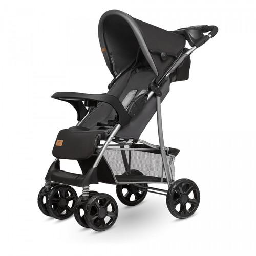 Lionelo Stroller Pushchair Emma Plus Black, 6-36m/up to 15kg