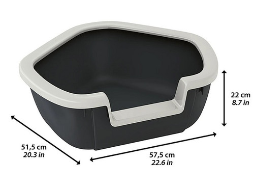 Ferplast Cat Litter Box, assorted colours