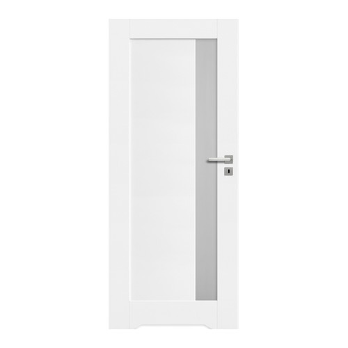 Internal Door with Undercut Fado 70, left, chalk-white