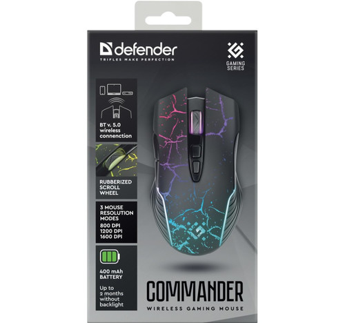 Defender Optical Wireless Gaming Mouse Commander GM-511