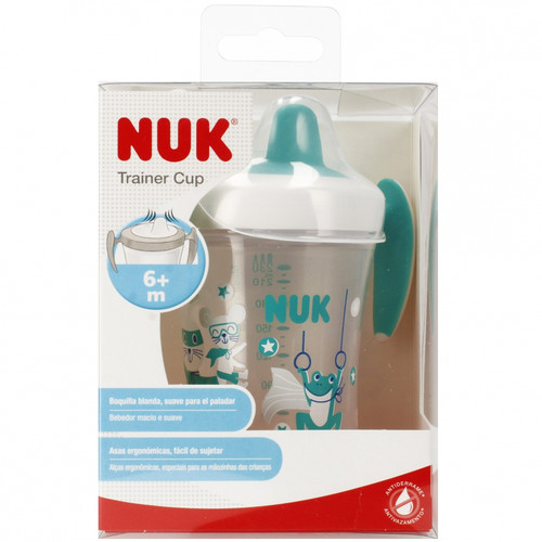 NUK Trainer Cup Evo 230ml 6m+, green