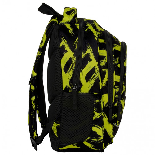 School Backpack 30x42x20 Lime Pattern