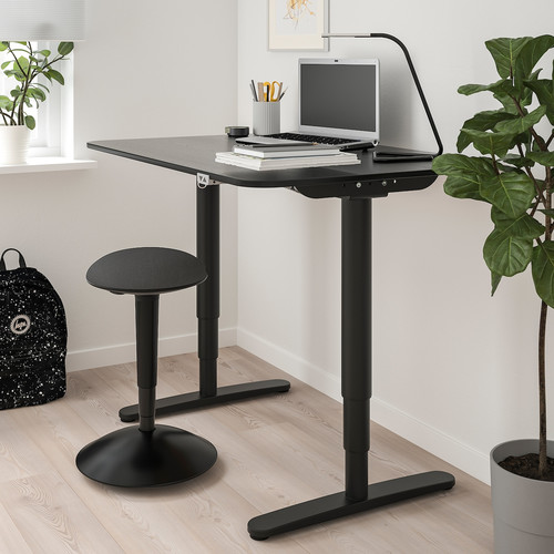 NILSERIK Standing support, black/Vissle dark grey