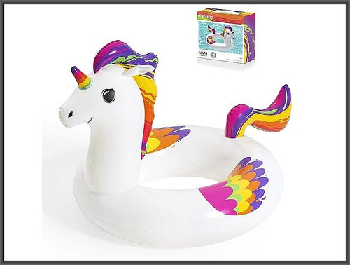 Bestway Inflatable Swim Ring Unicorn 119x91cm