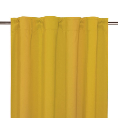 GoodHome Curtain Baltha 140 x 300 cm, mustard