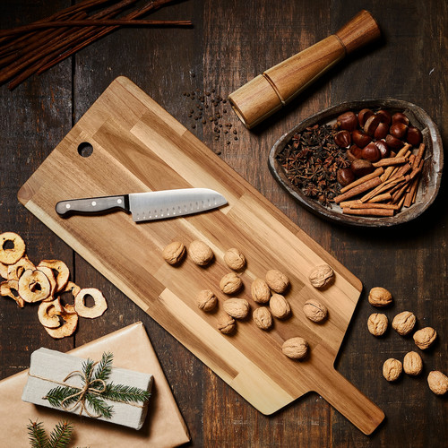 SMÅÄTA Chopping board, acacia, 72x28 cm