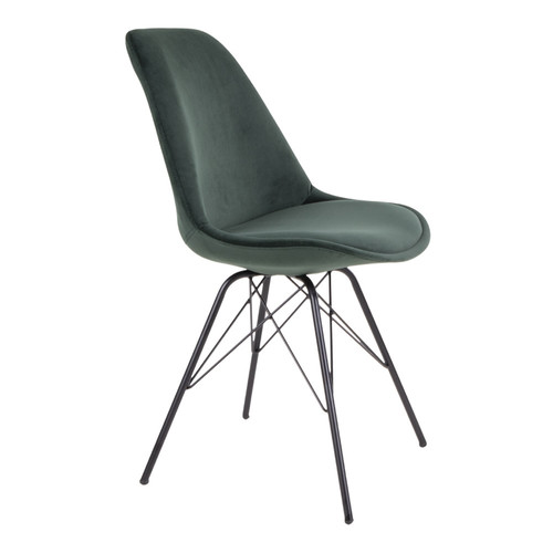 Chair Oslo Velvet, dark green