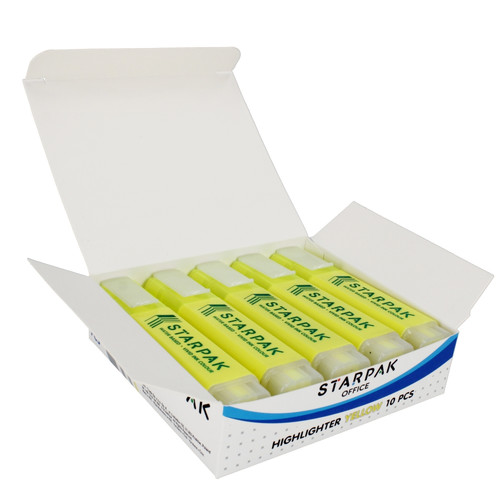 Starpak Highlighter Yellow 10pcs