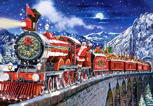 Castorland Jigsaw Puzzle Santa's Coming To Town 1000pcs