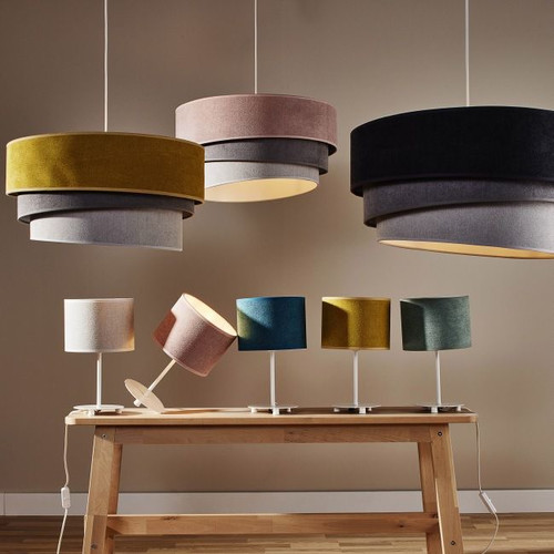 Pendant Lamp Pastelove Trio 1 x E27, mustard