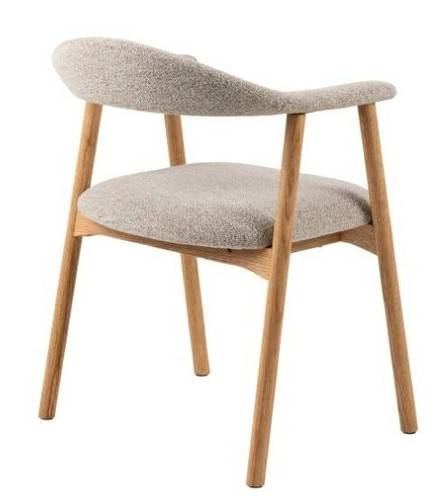 Dining Chair Addi, oak/beige