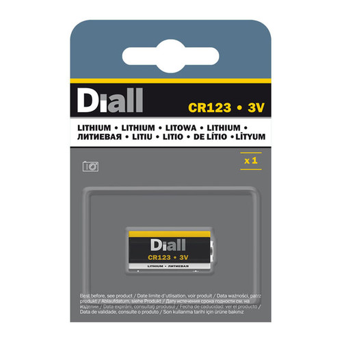 Diall Lithium Battery CR123 3V