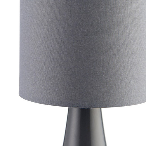 GoodHome Table Lamp Tertrez E14, graphite