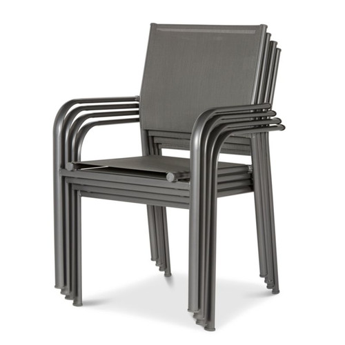 Garden Metal Armchair Dallas, grey