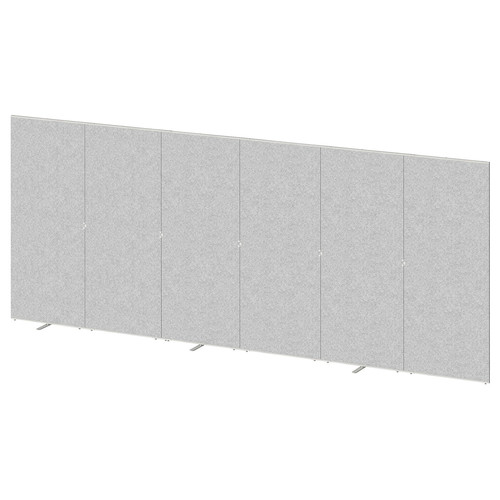 SIDORNA Room divider, grey, 480x195 cm