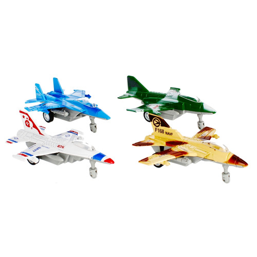 Metal Plane, 1pc, assorted colours, 3+