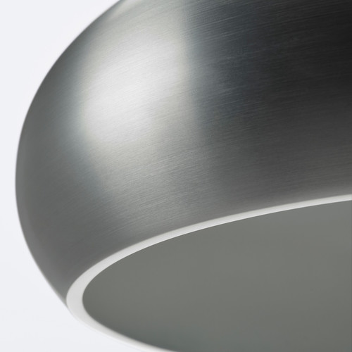 VÄXJÖ Pendant lamp, aluminium-colour, 38 cm