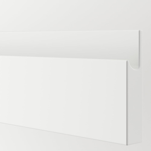 VOXTORP Drawer front, matt white, 2 pack, 80x10 cm