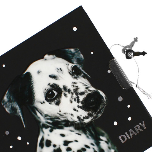 Secret Diary with Lock & Key Dalmatian