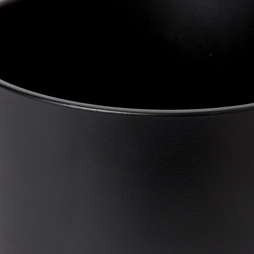 Ceramic Plant Pot GoodHome 14 cm, black