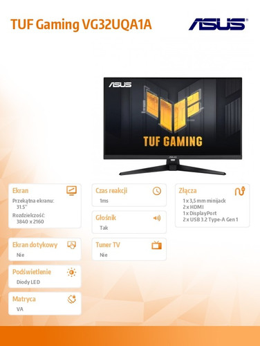 Asus 32" Gaming Monitor VG32UQA1A