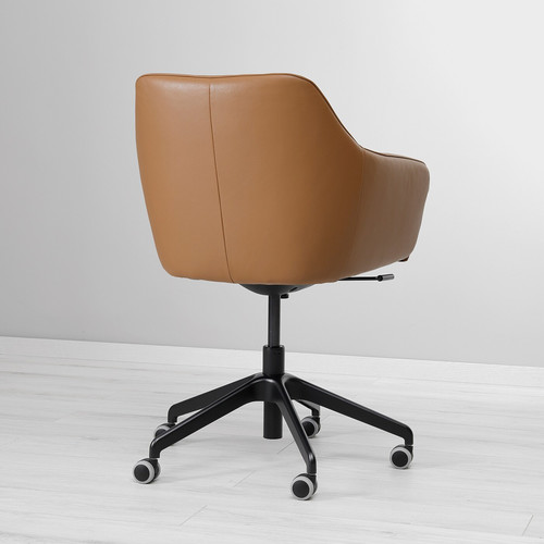 LÅNGFJÄLL/TOSSBERG Conference chair, Grann light brown/black