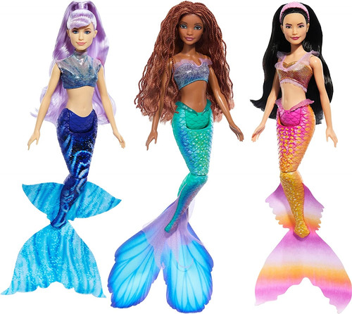 Disney The Little Mermaid Ariel and Sisters Doll Set HND29 3+