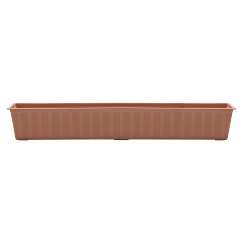 Balcony Plant Pot Box Agro 100 cm, terracotta