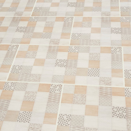 Decorative Tile Urca Cersanit 29.7 x 60 cm, beige, 1.25 m2