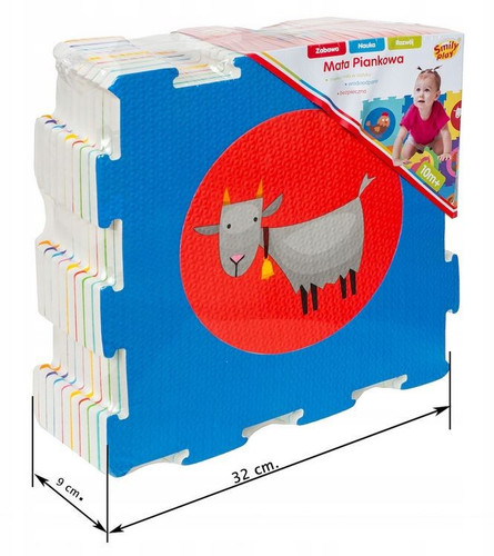 Smily Play Foam Floor Mat Farm Animals 10m+