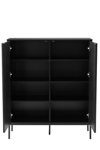 Chest of Drawers Lamello, high, black