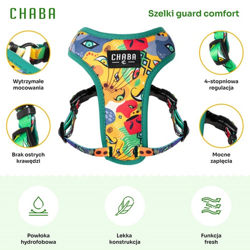 CHABA Dog Harness Guard Comfort Story III S 1.6cm Jumbo