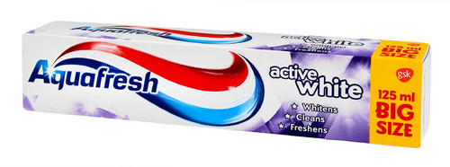 Aquafresh Active White 3in1 Toothpaste 125ml