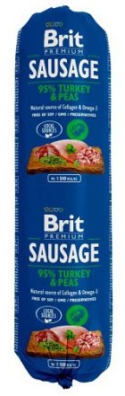 Brit Premium Sausage for Dogs Turkey 800g