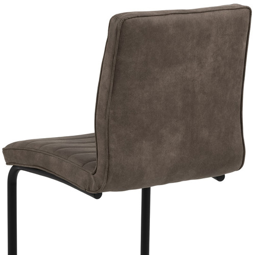 Upholstered Chair Zola, light brown