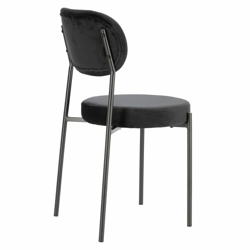 Chair Camile Velvet, black