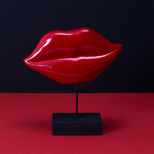 Decoration Lips, red