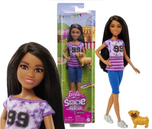 Barbie Ligaya Doll With Pet Dog HRM06 3+