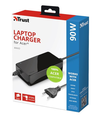 Trust Laptop Charger for Acer 90W Maxo EU Plug