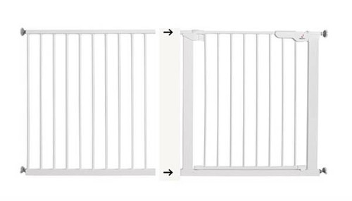 Baby Dan Safety Gate Extension Premier 64.5 cm, white