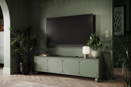 TV Cabinet Sonatia II 200 cm, olive