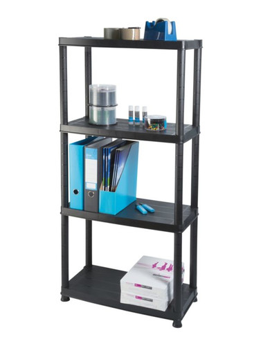 Plastic Shelving Unit 130 x 61 x 31 cm 4 Shelves