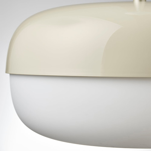 BLÅSVERK Pendant lamp, beige, 37 cm