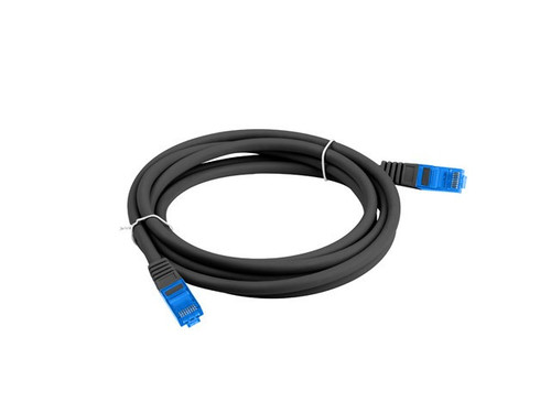 Lanberg Patchcord cat.6a S/FTP CCA 0.5m, black