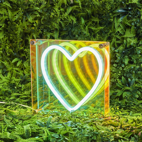 LED Lamp Heart, neon effect